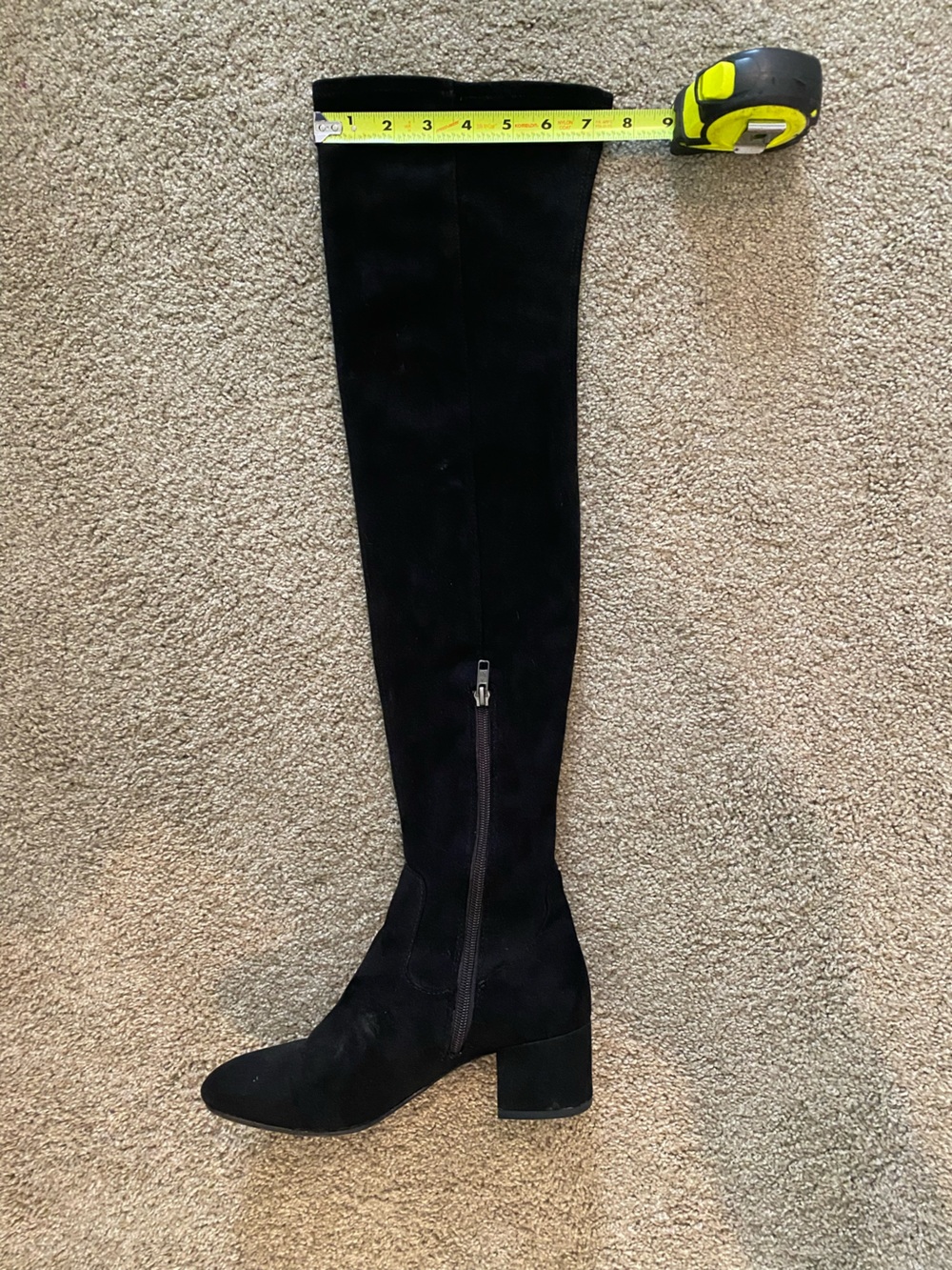 Ash Over-the-Knee Block Heel Boots 38 - Picture 9 of 11